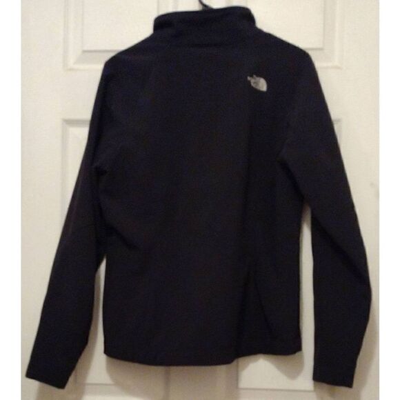 NWOT The North Face Women's Black Long Sleeves Full Zip Mock Neck Basic Jacket S - Picture 2 of 5